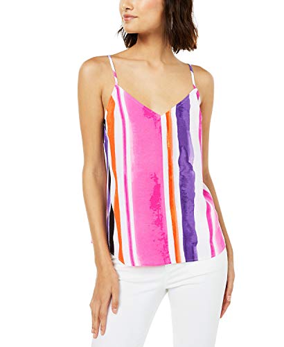 Sleeveless Printed V-Neck Top